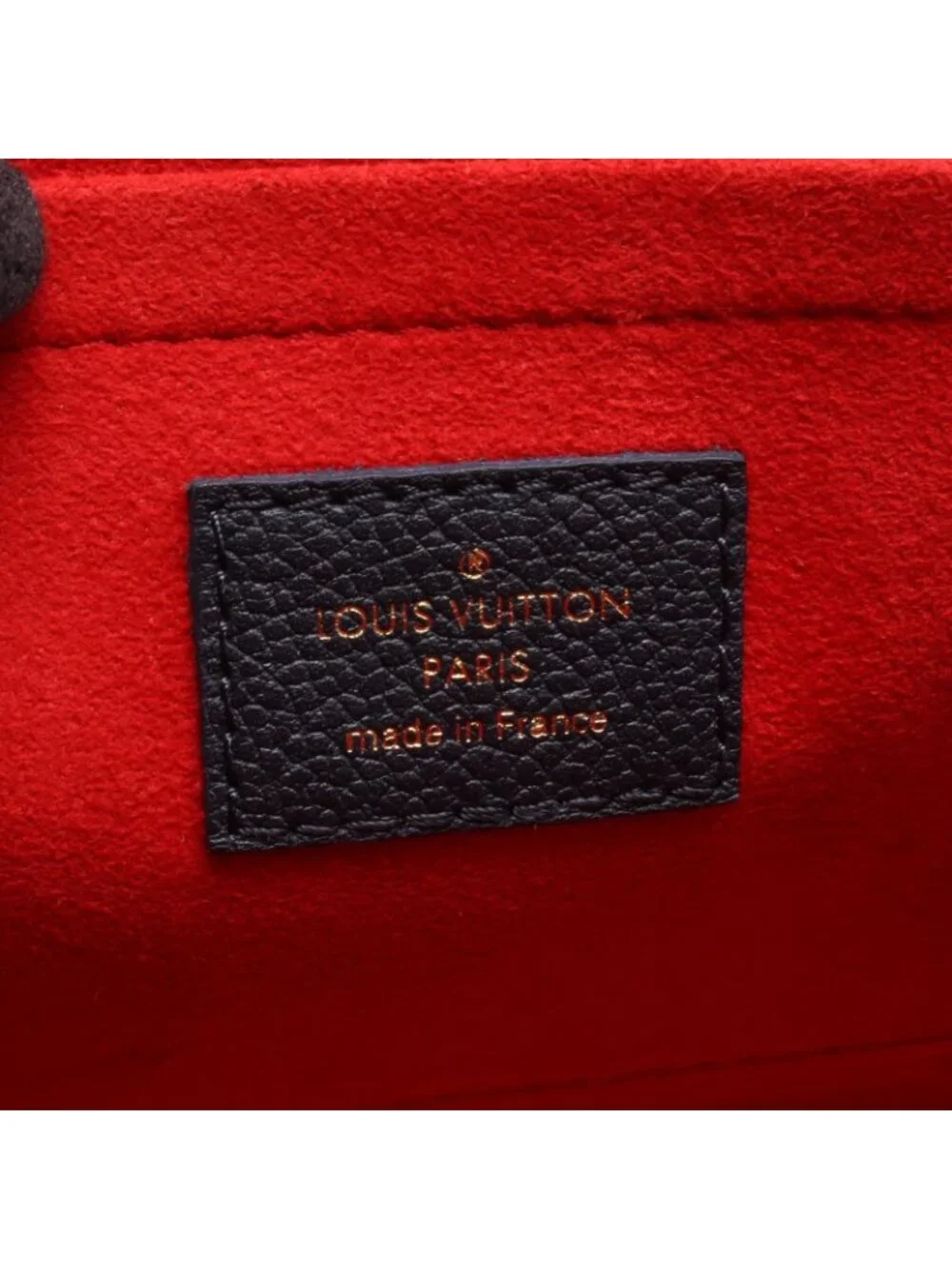 Louis Vuitton Shoulder Bag Saint Sulpice PM Marine Rouge Leather